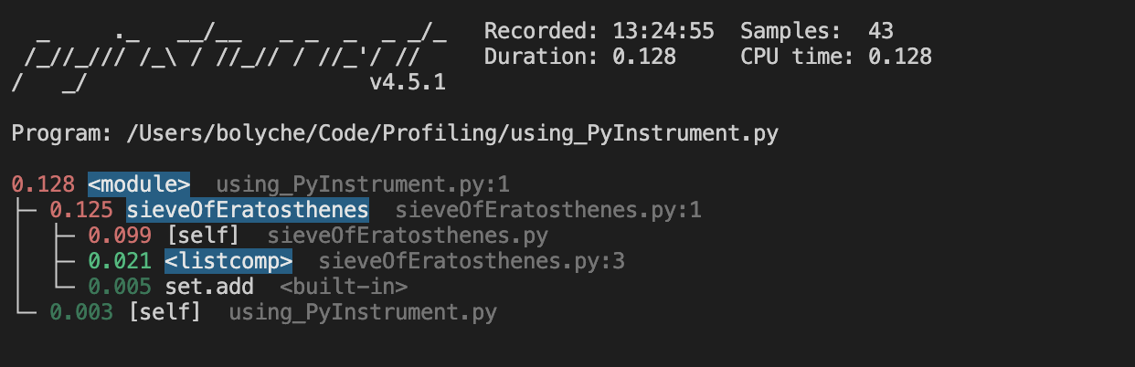 Pyinstrument